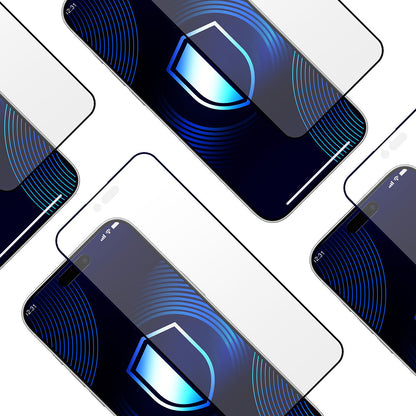 Skjermbeskytter Matte 3MK HardGlass Max for Apple iPhone 17 Air, Herdet Glass, Full Lim, Svart