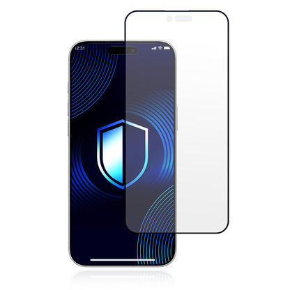Skjermbeskytter Matte 3MK HardGlass Max for Apple iPhone 17 Air, Herdet Glass, Full Lim, Svart