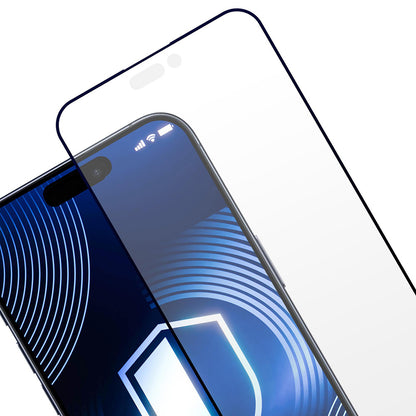 Matt skjermbeskyttelsesfolie 3MK HardGlass Max for Apple iPhone 17 Pro Max, Herdet glass, Full lim, Svart