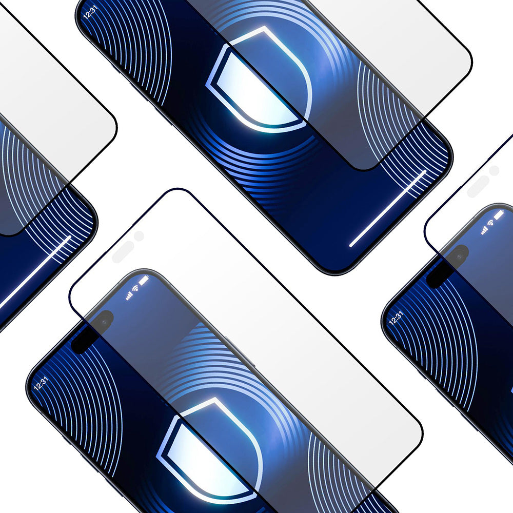 Matt skjermbeskyttelsesfolie 3MK HardGlass Max for Apple iPhone 17 Pro Max, Herdet glass, Full lim, Svart
