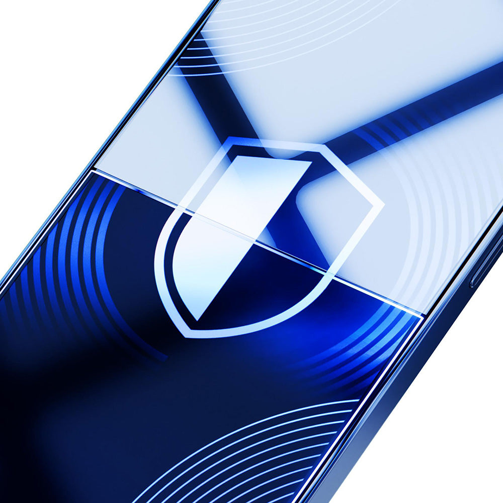 Matt skjermbeskyttelsesfolie 3MK HardGlass Max for Apple iPhone 17 Pro Max, Herdet glass, Full lim, Svart