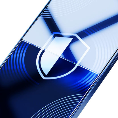 Matt skjermbeskyttelsesfolie 3MK HardGlass Max for Apple iPhone 17 Pro Max, Herdet glass, Full lim, Svart