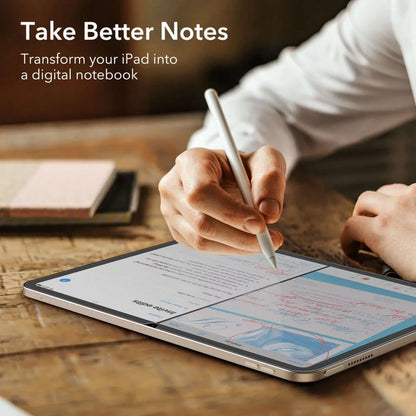 Beskyttelsesfolie Matte ESR Paper Feel for Apple iPad (2025) / (2022), Plast, Sett med 2 stykker