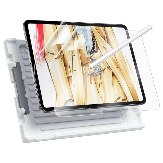 Beskyttelsesfolie Matte ESR Paper Feel for Apple iPad Air 13 (2025) / Air 13 (2024), Plast, Full Lim, Sett med 2 stykker