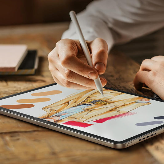 Beskyttelsesfolie Matte ESR Paper Feel for Apple iPad Pro 13 (2024), Plast, Sett med 2 stykker