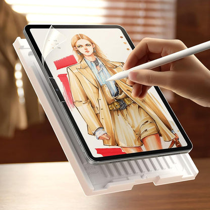 Beskyttelsesfolie Matte ESR Paper Feel for Apple iPad Pro 13 (2024), Plast, Sett med 2 stykker