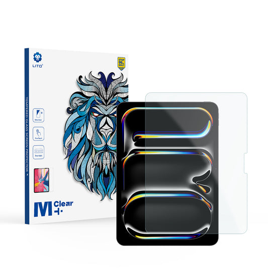 Matt skjermbeskyttelsesfilm Lito Classic for Apple iPad Pro 11 (2024), Herdet glass, Full lim, 2.5D