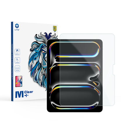 Matt skjermbeskyttelsesfilm Lito Classic for Apple iPad Pro 13 (2024), Herdet glass, Full lim, 2.5D