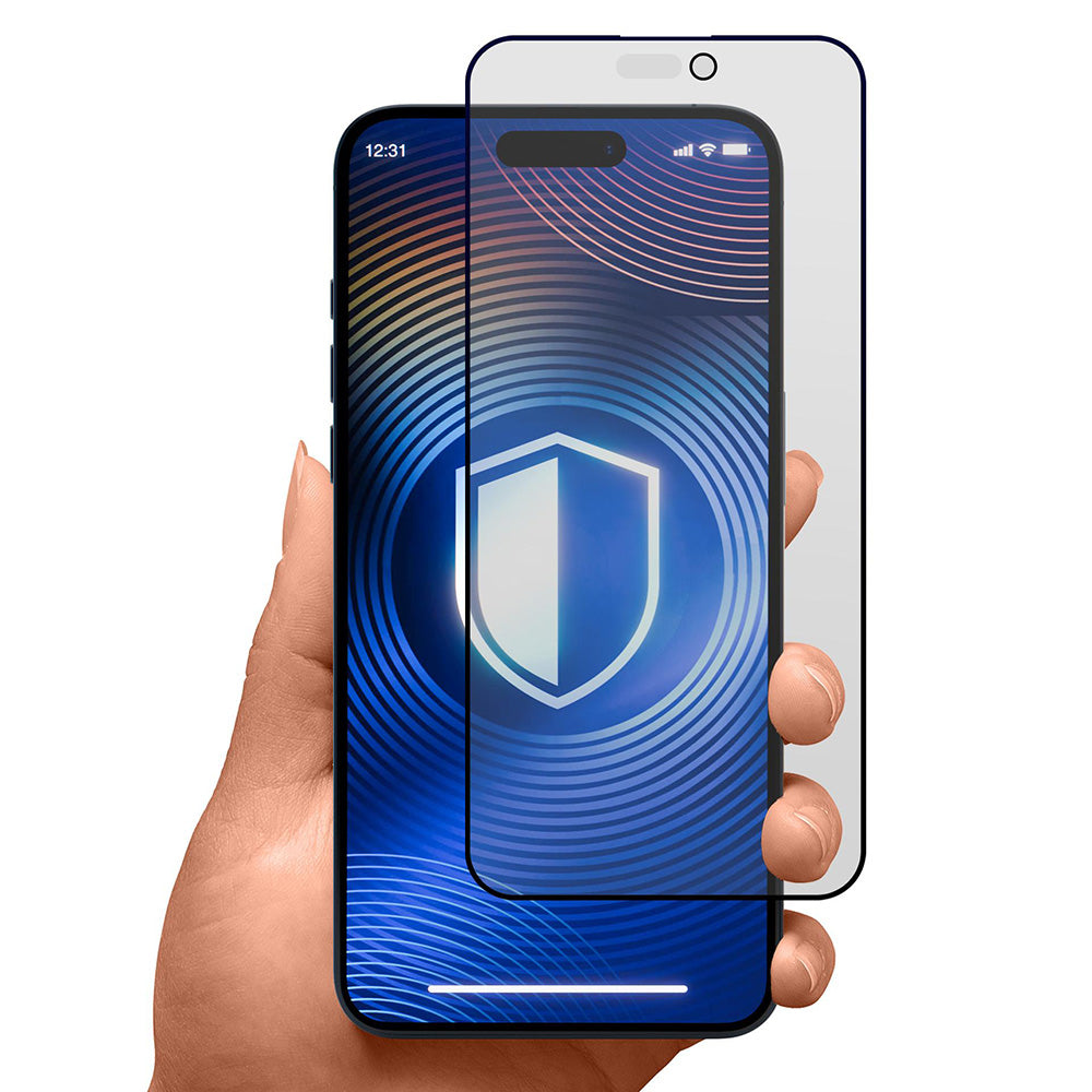 Matt Privacy 3MK HardGlass Max skjermbeskyttelsesfolie for Apple iPhone 17 Pro Max, Herdet glass, Full lim
