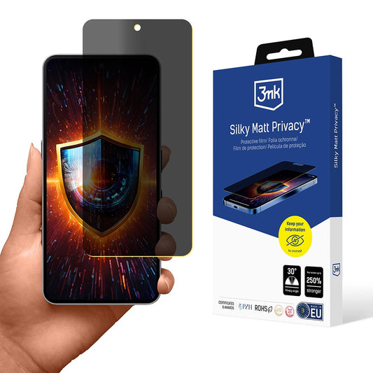 Matt Privacy Skjermbeskyttelse 3MK Silky for Nothing Phone (3a) / Phone (3a) Pro, Plast