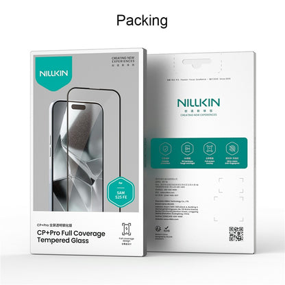 Skjermbeskyttelse Nillkin CP+ Pro for Samsung Galaxy S26 FE S741 / S25 FE, Herdet glass, Full lim, Svart