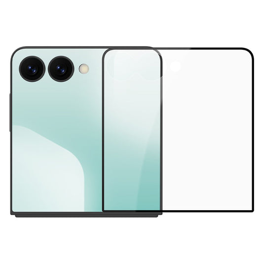 Nillkin CP+ Pro skjermbeskyttelse for Samsung Galaxy Z Flip8 F776 / Z Flip7 F766, Herdet glass, Full lim, Svart
