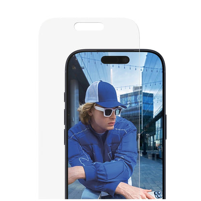 PanzerGlass Classic Fit EasyAligner skjermbeskyttelse for Apple iPhone 17 Pro, Herdet glass, Full lim