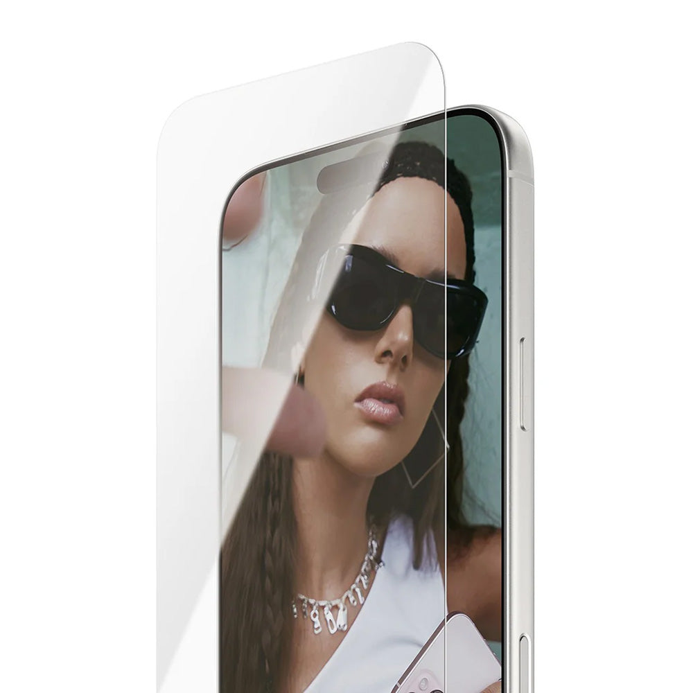 Skjermbeskytter PanzerGlass Safe. Ultra-Wide Fit EasyAligner for Apple iPhone 17 Pro Max, Herdet Glass, Full Glue