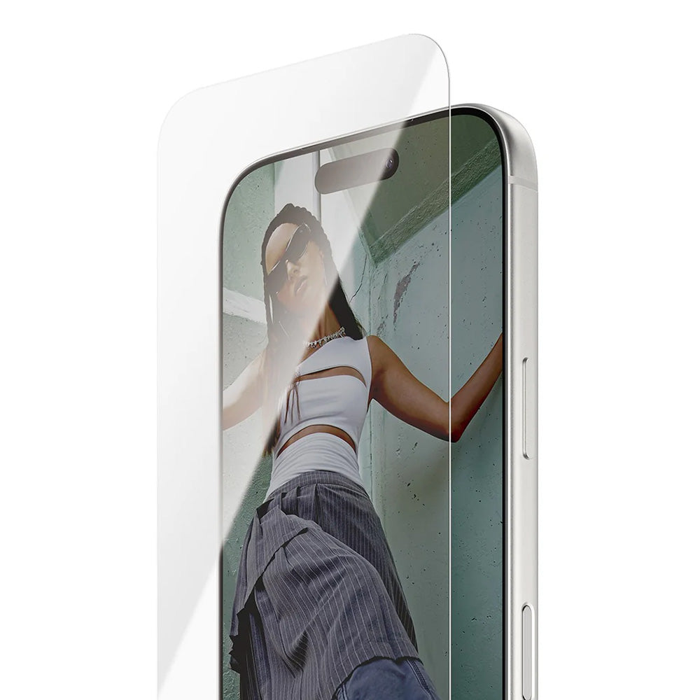Skjermbeskytter PanzerGlass Safe. Ultra-Wide Fit EasyAligner for Apple iPhone 17 Pro, Herdet Glass, Full Glue