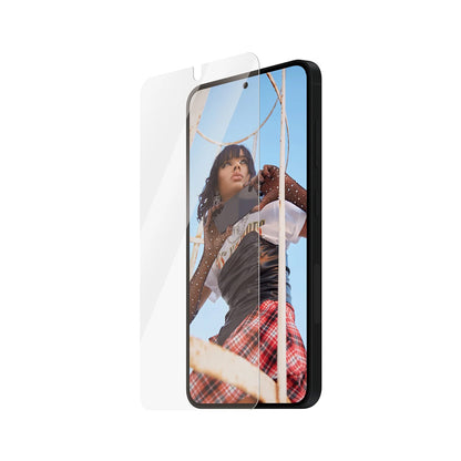 Beskyttelsesfolie PanzerGlass Safe skjerm. Ultra-Wide Fit EasyAligner for Samsung Galaxy S25 S931 / S24 S921, Herdet glass, Full lim