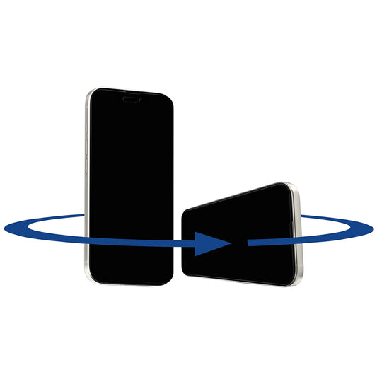Privacy-skjermbeskyttelse Anank 1X Forsterket 360 for Apple iPhone 16, Herdet glass, Full lim, 2.5D