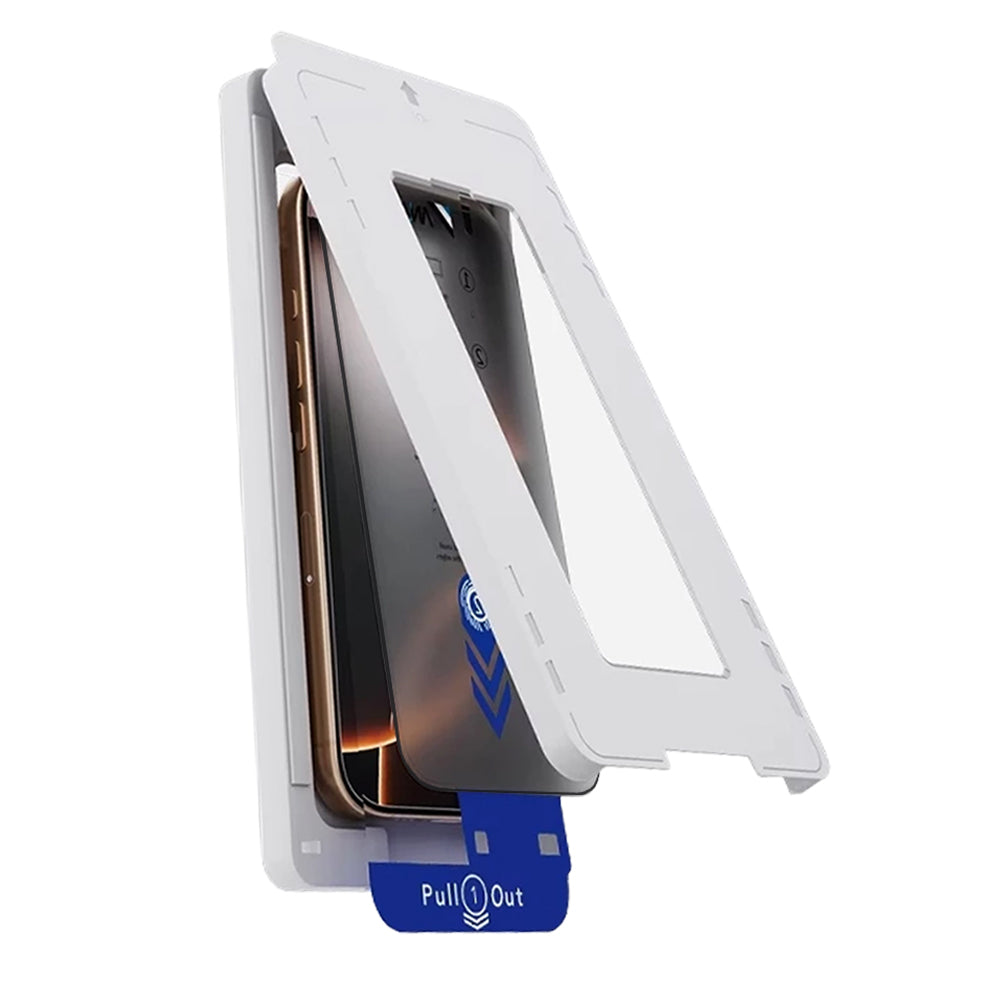 Beskyttelsesfolie for skjerm Privacy Anank 5X Reinforced Applicator for Apple iPhone 17, Herdet glass, Full lim, 2.5D