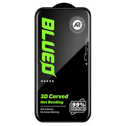 Blueo Anti Peep AR personvernsskjermbeskytter for Apple iPhone 18 Pro, herdet glass, heldekkende lim, 3D