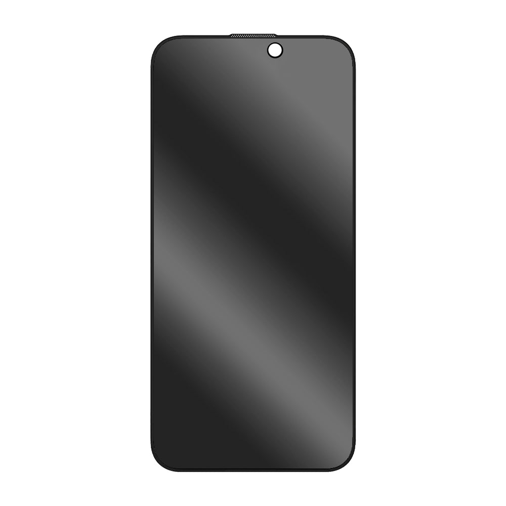 Privacy Blueo Anti-Peep skjermbeskyttelse for Apple iPhone 16 / 15, Herdet glass, Full lim