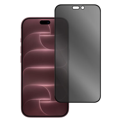 Blueo Anti-Peep personvernsskjermbeskytter for Apple iPhone 18 Pro Max, herdet glass, heldekkende lim, sett med 5 stk.