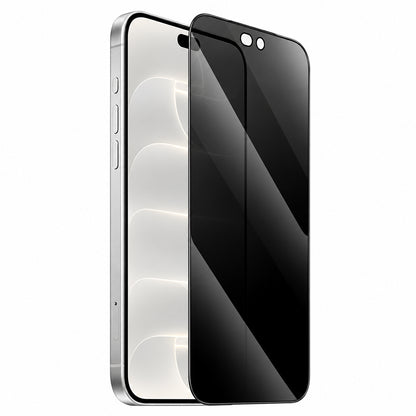 Blueo Anti-Peep personvernsskjermbeskytter for Apple iPhone 18 Pro Max, herdet glass, heldekkende lim, sett med 5 stk.
