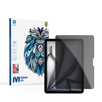 Privacy-skjermbeskyttelse Lito Classic for Apple iPad Air 11 (2026) / Air 11 (2025), Herdet glass, Full lim, 2.5D