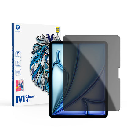 Privacy-skjermbeskyttelse Lito Classic for Apple iPad Air 13 (2026) / Air 13 (2024), Herdet glass, Full lim, 2.5D