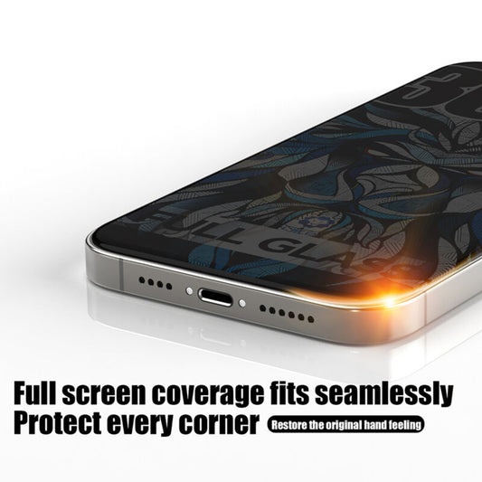 Beskyttelsesfolie Privacy Skjerm Lito D+ Max 300C for Apple iPhone 17 Pro, Herdet Glass, Full Lim
