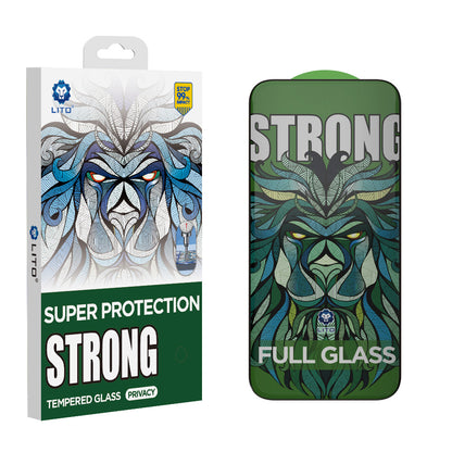 Skjermbeskytter Privacy Lito D+ Max Strong for Apple iPhone 17 Air, Herdet Glass, Full Lim