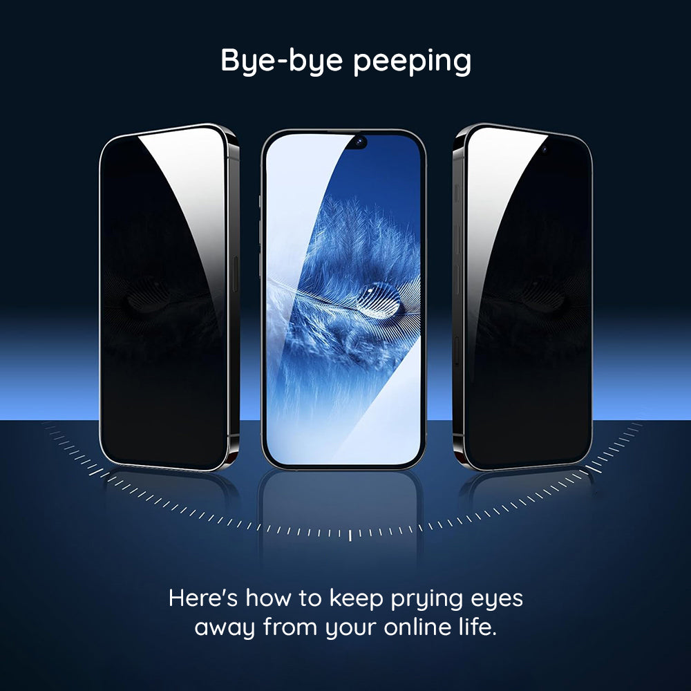 Privacy-skjermbeskyttelse Lito HD Pro for Apple iPhone 15 Plus, Herdet glass, Full lim