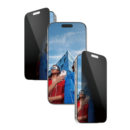 Beskyttelsesfolie Skjerm Privacy PanzerGlass Ultra-Wide Fit 2-Way EasyAligner for Apple iPhone 17 Pro, Herdet Glass, Full Lim