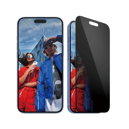 Beskyttelsesfolie for skjerm Privacy PanzerGlass Ultra-Wide Fit EasyAligner for Apple iPhone 16 Plus / 15 Plus, Herdet glass, Full lim