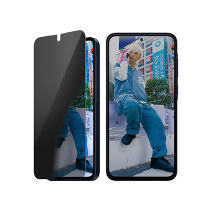 Beskyttelsesfolie Privacy PanzerGlass Ultra-Wide Fit for Samsung Galaxy A36 A366, Herdet Glass, Full Lim