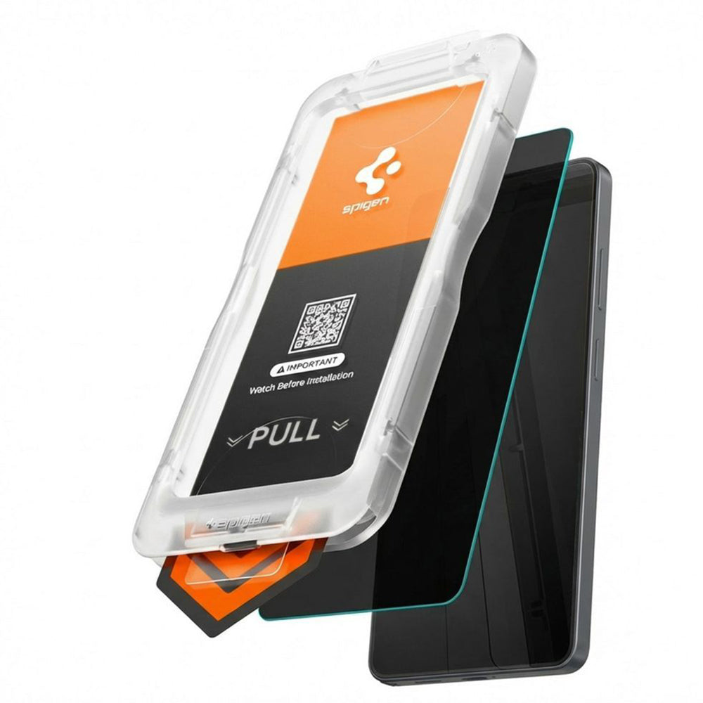 Beskyttelsesfolie Skjerm Privacy Spigen GlastR EZ FIT Pro HD for Samsung Galaxy S26 Plus S947, Herdet Glass, Full Lim AGL11087