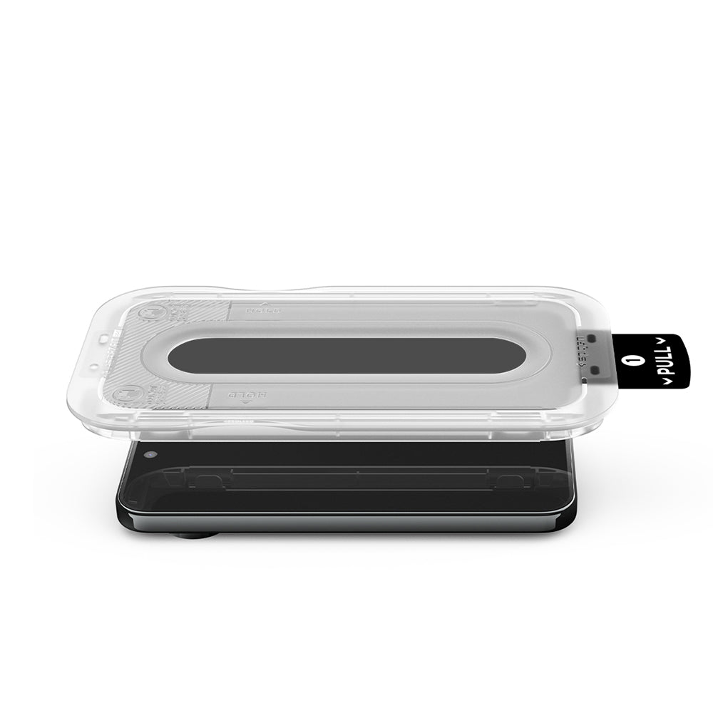 Skjermbeskyttelse Privacy Spigen GlastR EZ FIT Pro for Google Pixel 11 Pro / 10 Pro, Herdet glass, Full lim, Sett med 2 stk AGL11481