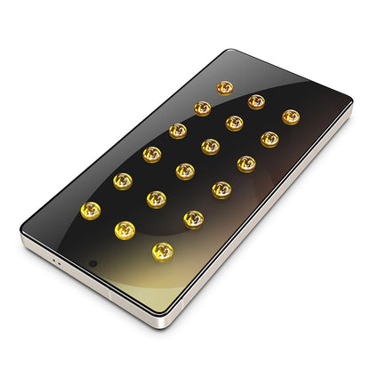 Skjermbeskyttelsesfolie Privacy Techsuit TitanGlass CrystalHD for Samsung Galaxy S26 Plus, Herdet Glass, Full Lim, Sett med 2 stykker