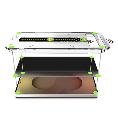 Skjermbeskytter Privacy Techsuit TitanGlass CrystalHD for Samsung Galaxy S26, Herdet Glass, Full Lim