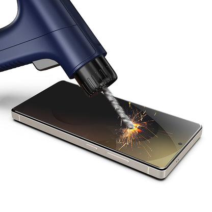 Beskyttelsesfolie for skjerm Privacy Techsuit TitanGlass CrystalHD for Samsung Galaxy S26 Ultra, Herdet glass, Full lim, Sett med 2 stykker