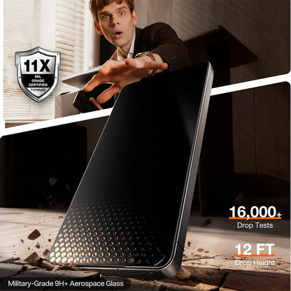 Beskyttelsesfolie for skjerm Privacy Torras GlassGo Install Master for Samsung Galaxy S26 Ultra S948, Herdet glass, Full lim