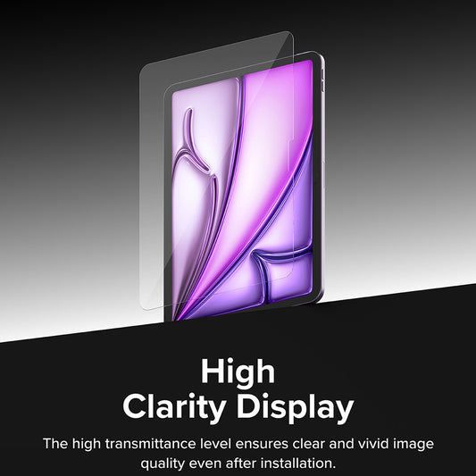 Ringke Easy Slide skjermbeskyttelse for Apple iPad Air 13 (2026) / Pro 13 (2025), Herdet glass, Full lim