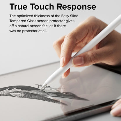 Ringke Easy Slide skjermbeskyttelse for Apple iPad Air 13 (2026) / Pro 13 (2025), Herdet glass, Full lim