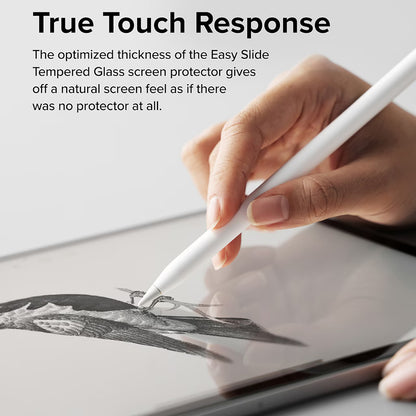 Ringke Easy Slide skjermbeskyttelse for Apple iPad Pro 11 (2024), Herdet glass, Full lim