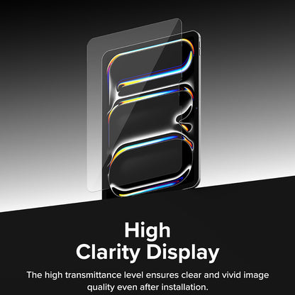 Ringke Easy Slide skjermbeskyttelse for Apple iPad Pro 11 (2024), Herdet glass, Full lim