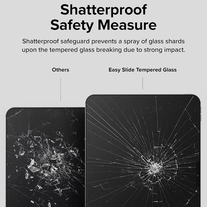 Ringke Easy Slide skjermbeskyttelse for Apple iPad Pro 11 (2024), Herdet glass, Full lim