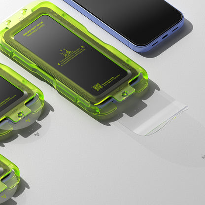 Ringke Easy Slide skjermbeskyttelse for Google Pixel 10a, Herdet glass, Full lim, Sett med 2 stk
