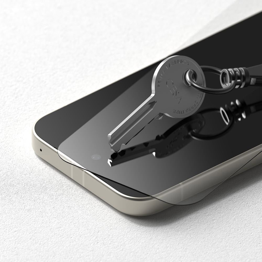 Skjermbeskyttelsesfilm Ringke Easy Slide for Google Pixel 9a, Herdet glass, Full lim, Sett med 2 stk