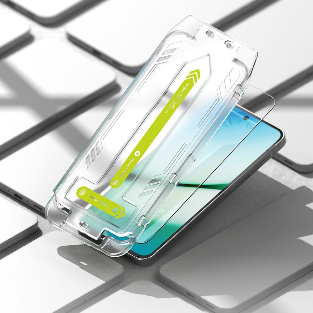 Ringke Easy Slide skjermbeskyttelse for Samsung Galaxy A36 A366, Herdet glass, Full lim, Sett med 2 stk
