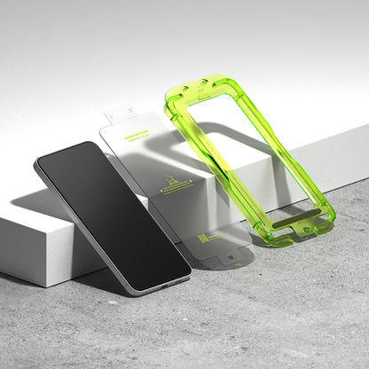 Skjermbeskytter Ringke Easy Slide for Samsung Galaxy A57 5G, Herdet glass, Full lim, Sett med 2 stykker