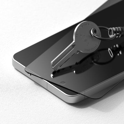 Skjermbeskytter Ringke Easy Slide for Samsung Galaxy S26 Plus S947, Herdet glass, Full lim, Sett med 2 stykker, Svart